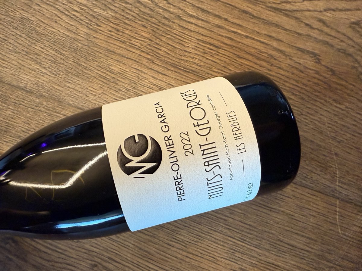 PIERRE OLIVIER GARCIA NUITS SAINT GEORGES AUX HERBUES 2022